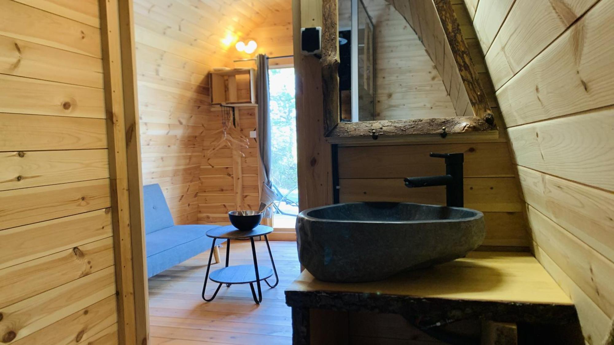 Camping Les Hauts De Rosans Exterior foto